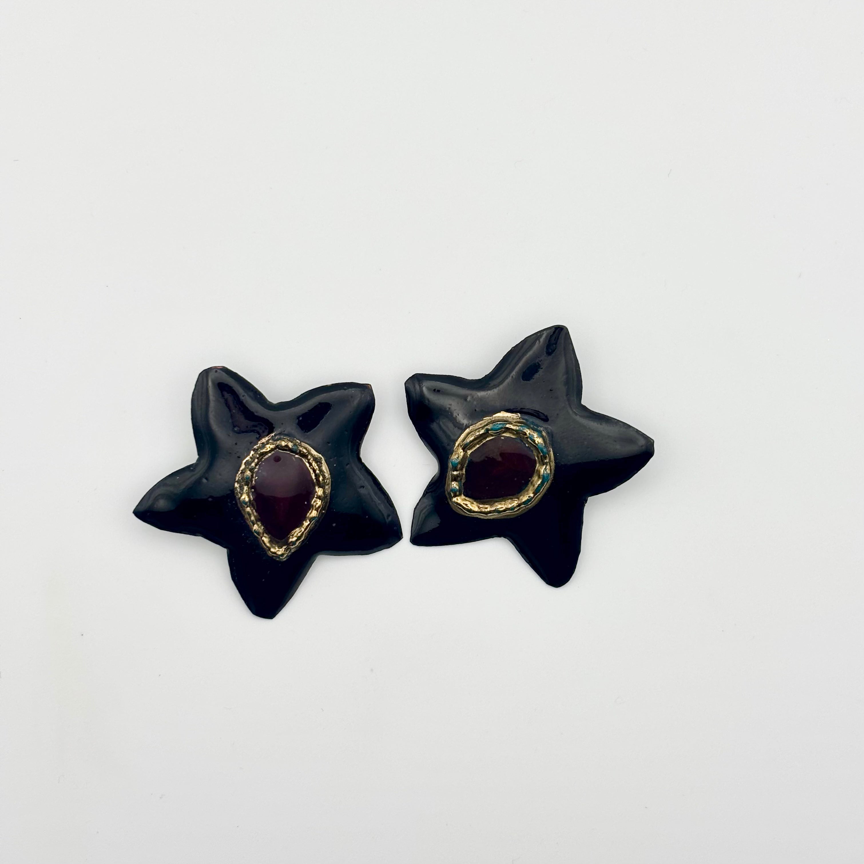 Boucles d'oreilles clip "Star"