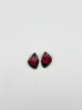 Boucles d'oreilles clip Les coquillages "Rubis"