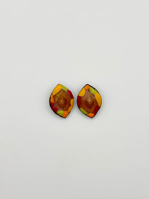 Boucles d'oreilles clip "Arabesque"