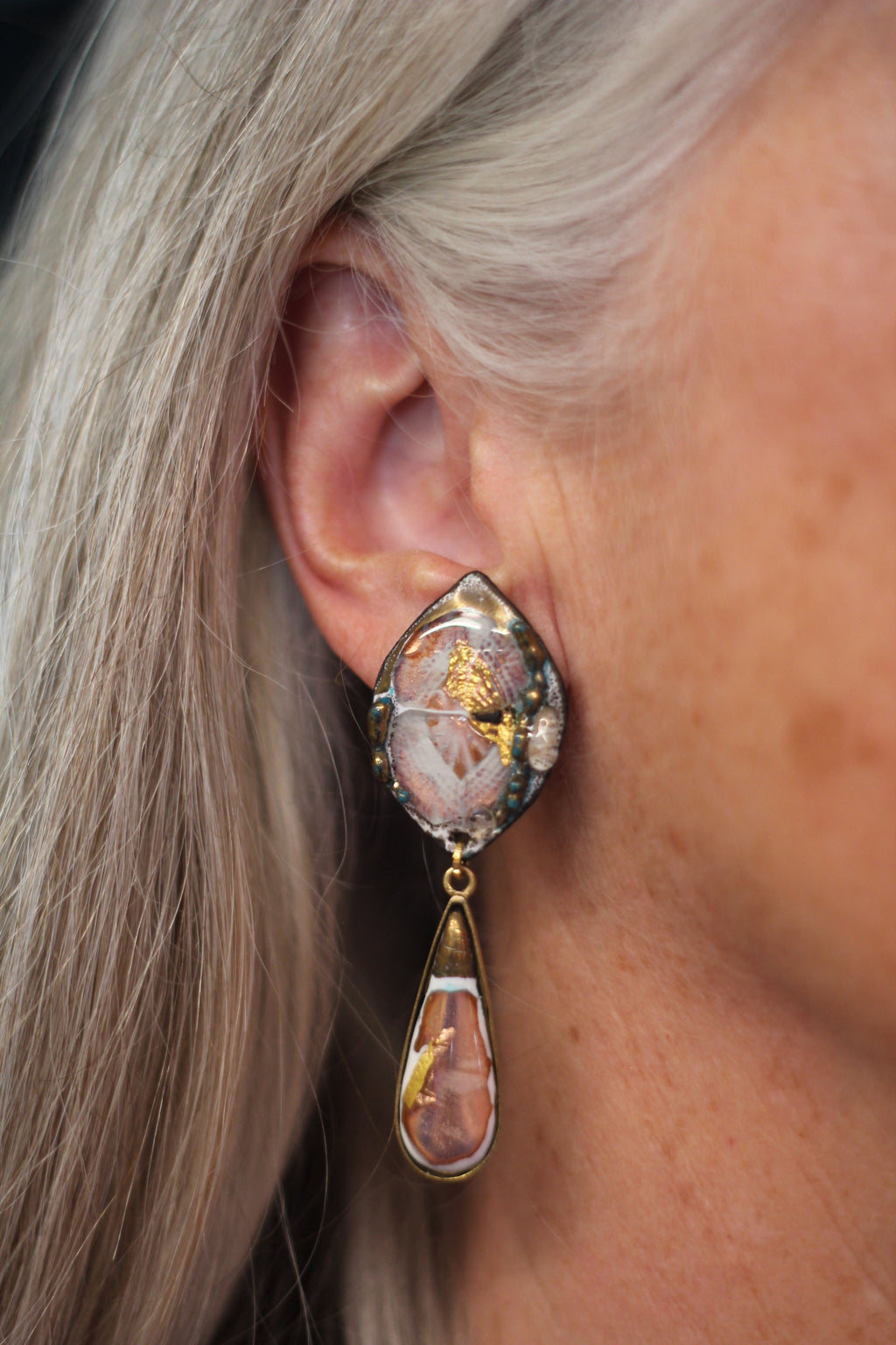 Boucles d'oreilles Gouttes de l'orient