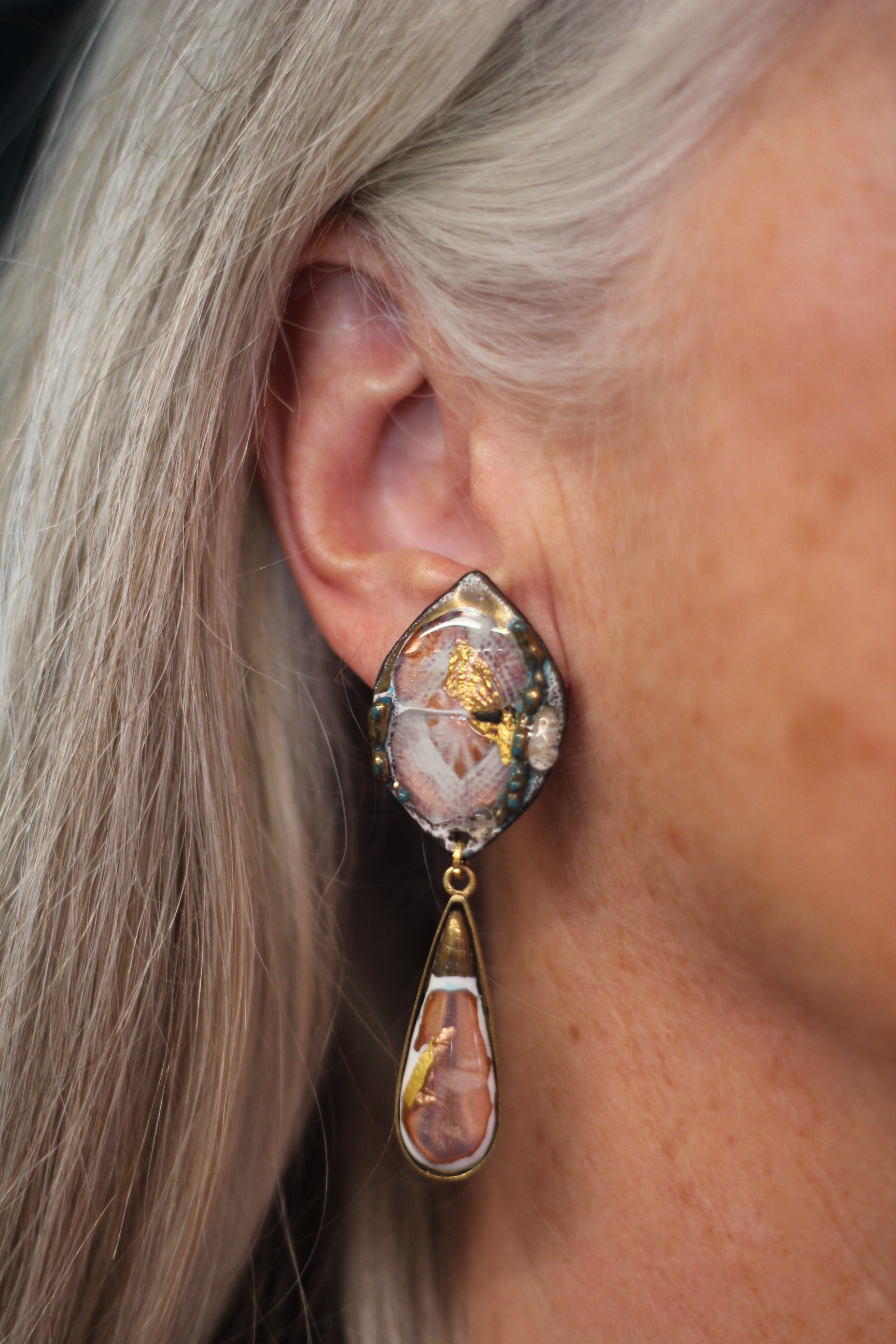 Boucles d'oreilles Gouttes de l'orient