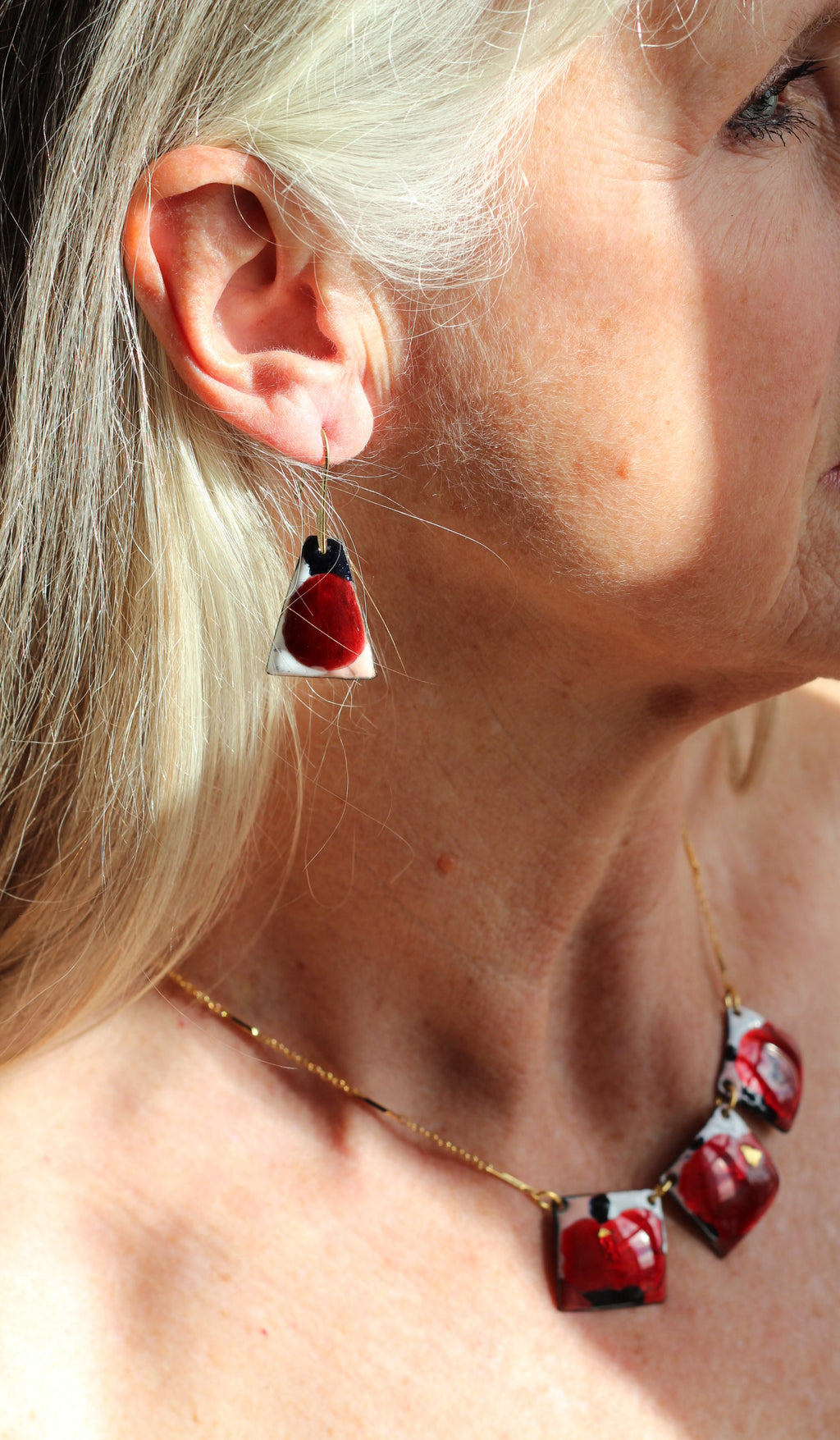 Le collier trois grand carrés