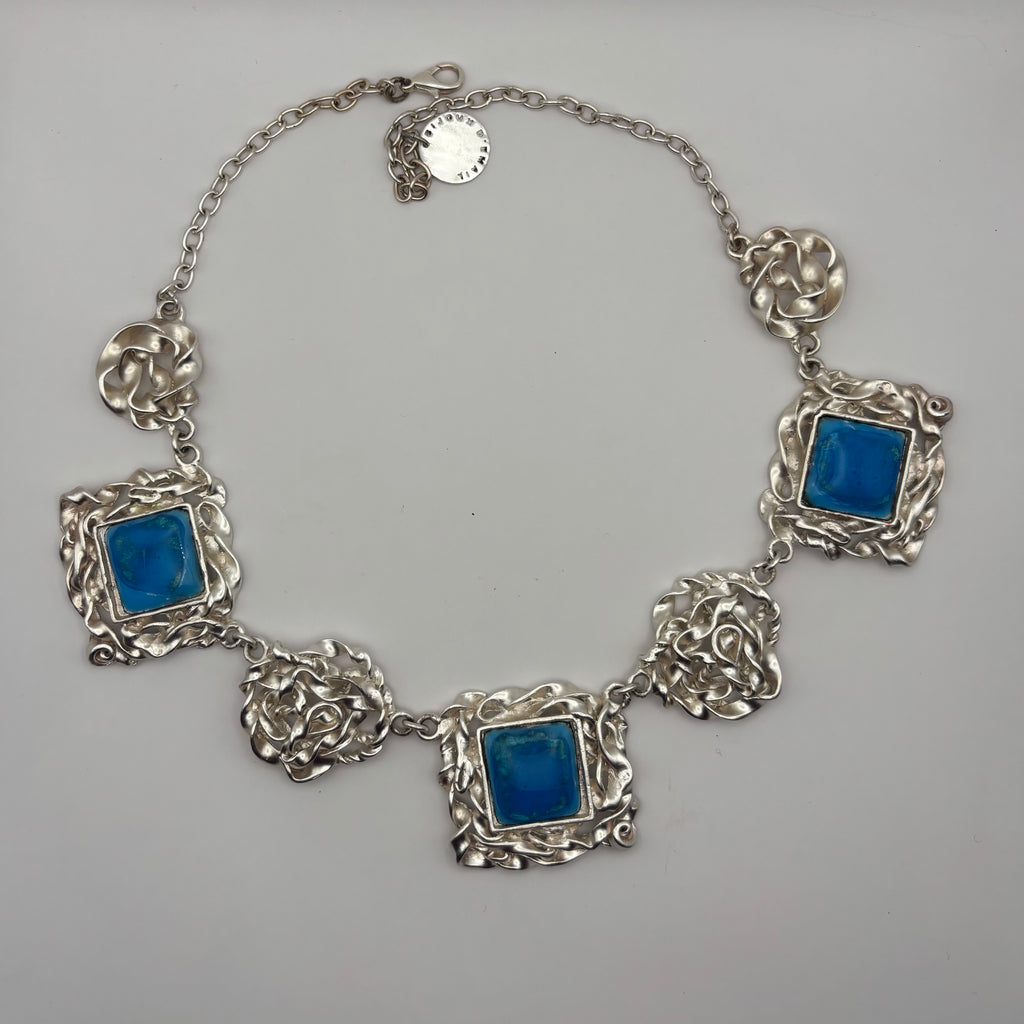 Le délice d'argent et de bleu